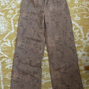 Leopard Print Kids Jeans